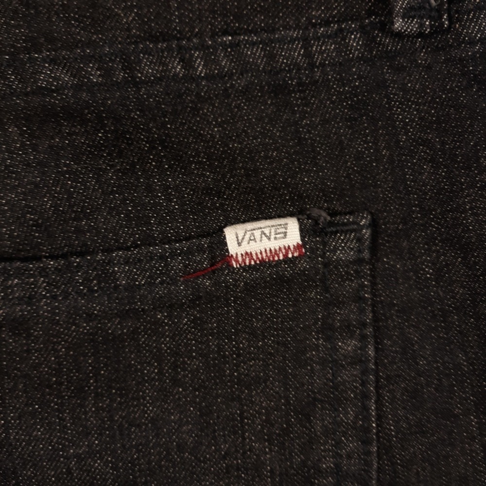 Vans Off The Wall Jeans Mens 36 x 30 Denim 5-Pocket Black Y2K Skateboarding - Picture 13 of 15